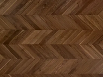 CHEVRON 45° FLOOR CA' SETTE SOFT - 3 layers Sanded walnut parquet by FOGLIE D'ORO - view 2